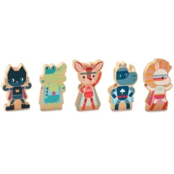 Lilliputiens Dierfiguren Superhelden - 5st