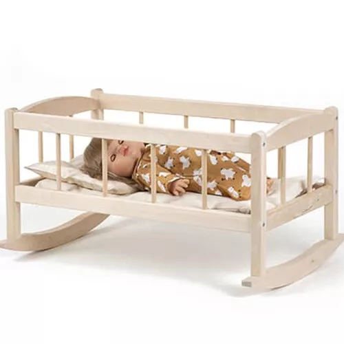 Minikane Poppenbed Met Bedbumper - Vichy Groen 3 Minikane Poppenbed Met Bedbumper - Vichy Groen - Afbeelding 3