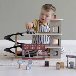 Little Dutch Garage - 14-delig -speelgarages, auto's & voertuigen Winkel little dutch garage 14 delig 6