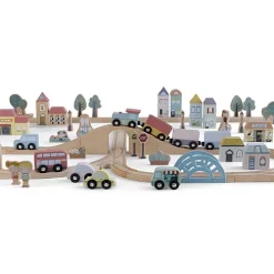 Little Dutch Treinbaan Xxl Starterskit - 108-delig -speelgarages, auto's & voertuigen Winkel little dutch treinbaan xxl starterskit 108 delig 3
