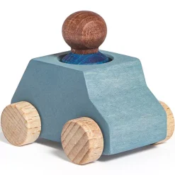 Lubulona Auto Met Poppetje - Grijs