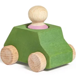 Lubulona Auto Met Poppetje - Groen