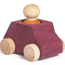 Lubulona Auto Met Poppetje - Paars
