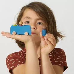 Lubulona Bus Met Poppetjes - Blauw -speelgarages, auto's & voertuigen Winkel lubulona bus met poppetjes blauw 1