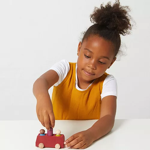 Lubulona Bus Met Poppetjes - Rood 3 Lubulona Bus Met Poppetjes - Rood - Afbeelding 3