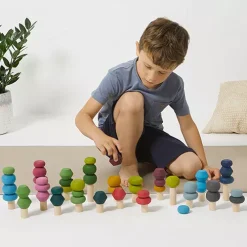 Lubulona Stapeltoren Bomen - Winter -speelgarages, auto's & voertuigen Winkel lubulona stacking trees all seasons kid 2 square srgb