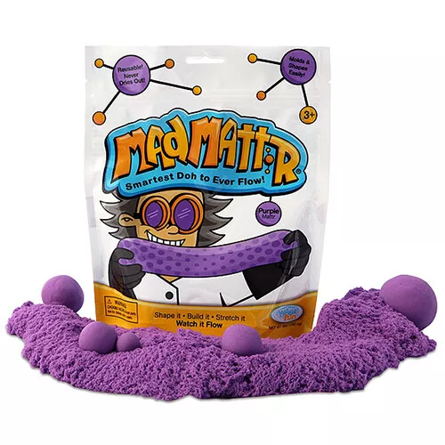 Mad Mattr Modelleerzand Paars - 283 Gr 1 Mad Mattr Modelleerzand Paars - 283 Gr