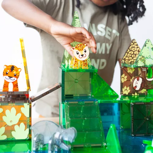 Magna-tiles Jungle Animals - 25st 2 Magna-tiles Jungle Animals - 25st - Afbeelding 2