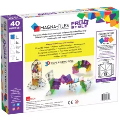 Magna-tiles Magnetische Tegels Clear Colors - Freestyle - 40st 11 Magna-tiles Magnetische Tegels Clear Colors - Freestyle - 40st -speelgarages, auto's & voertuigen Winkel magna tiles magnetische tegels clear colors freestyle 40st 6