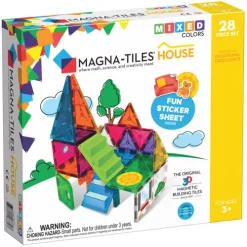 Magna-tiles Magnetische Tegels Clear Colors - House - 28st