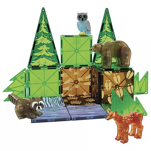 Magna-tiles Magnetische Tegels Forest Animals - 25st 2 Magna-tiles Magnetische Tegels Forest Animals - 25st - Afbeelding 2