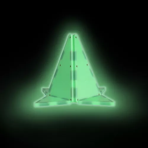 Magna-tiles Magnetische Tegels Glow In The Dark - 16st 2 Magna-tiles Magnetische Tegels Glow In The Dark - 16st - Afbeelding 2