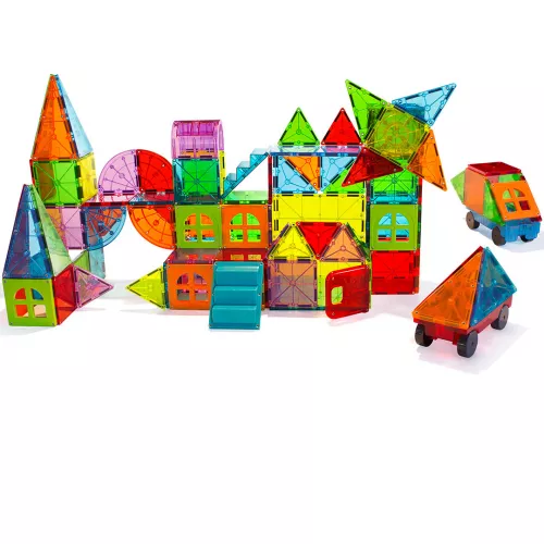 Magna-tiles Magnetische Tegels Metropolis - 110st 5 Magna-tiles Magnetische Tegels Metropolis - 110st - Afbeelding 5