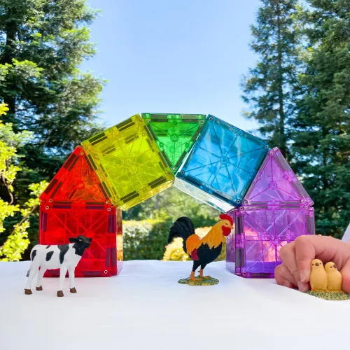 Magna-tiles Magnetische Tegels Metropolis - 110st 2 Magna-tiles Magnetische Tegels Metropolis - 110st - Afbeelding 2