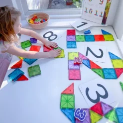 Magna-tiles Magnetische Tegels Metropolis - 110st 9 Magna-tiles Magnetische Tegels Metropolis - 110st -speelgarages, auto's & voertuigen Winkel magna tiles magnetische tegels metropolis 110st 4