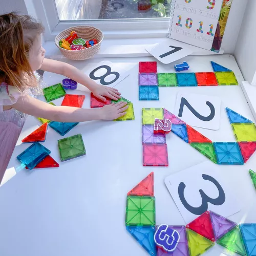 Magna-tiles Magnetische Tegels Metropolis - 110st 4 Magna-tiles Magnetische Tegels Metropolis - 110st - Afbeelding 4