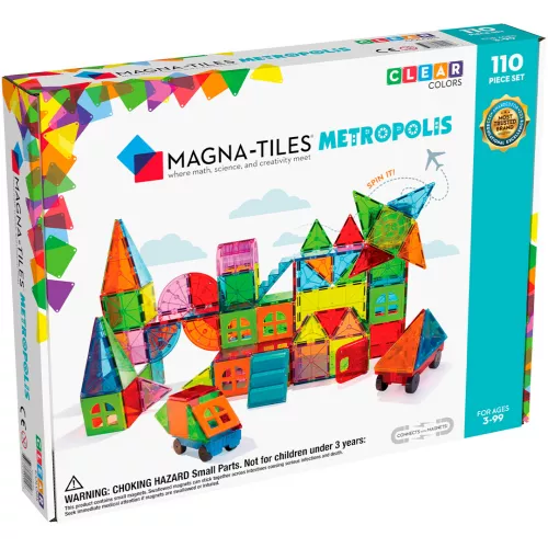 Magna-tiles Magnetische Tegels Metropolis - 110st 1 Magna-tiles Magnetische Tegels Metropolis - 110st