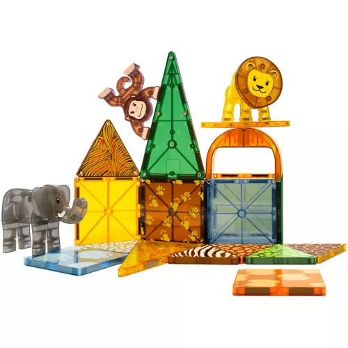 Magna-tiles Magnetische Tegels Safari Animals - 25st 4 Magna-tiles Magnetische Tegels Safari Animals - 25st - Afbeelding 4