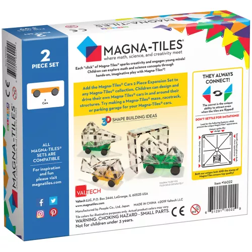 Magna-tiles Uitbreidingsset Cars - 2st 6 Magna-tiles Uitbreidingsset Cars - 2st - Afbeelding 6