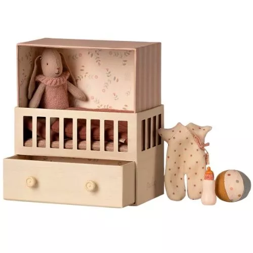 Maileg Babykamer Knuffelkonijn Roze - Micro - 15 Cm 1 Maileg Babykamer Knuffelkonijn Roze - Micro - 15 Cm