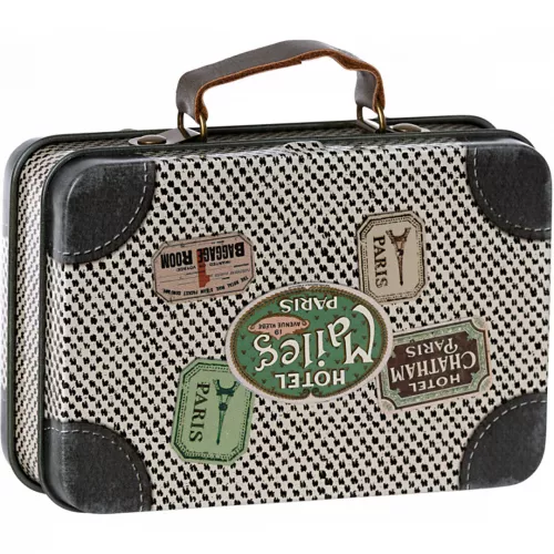 Maileg Koffertje Travel Off White - 11 Cm 1 Maileg Koffertje Travel Off White - 11 Cm