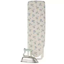 Maileg Poppenhuis Strijkplank Met Strijkbout Blauwe Bloemen - 13 Cm