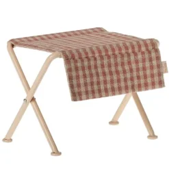 Maileg Poppenhuis Verzorgingstafel Geruit - Micro - 11 Cm