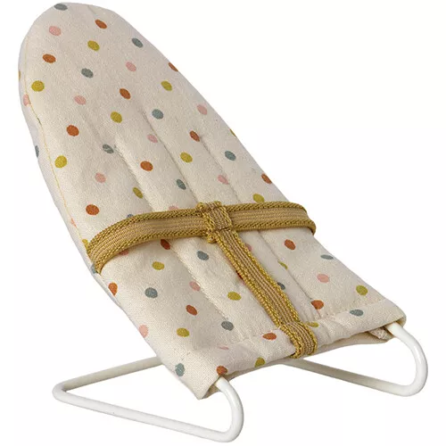 Maileg Poppenhuis Wipstoeltje Stippen - Micro - 9 Cm 1 Maileg Poppenhuis Wipstoeltje Stippen - Micro - 9 Cm