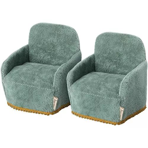 Maileg Poppenhuisstoelen - 8 Cm - 2st 1 Maileg Poppenhuisstoelen - 8 Cm - 2st