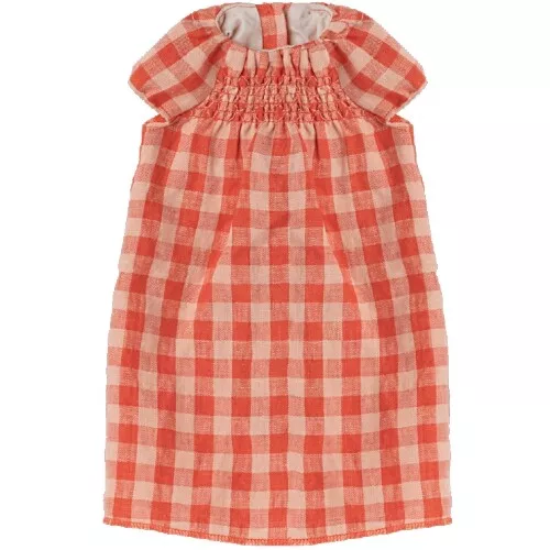 Maileg Poppenkleding Geruite Jurk - Knuffelkonijn - Maat 5 1 Maileg Poppenkleding Geruite Jurk - Knuffelkonijn - Maat 5