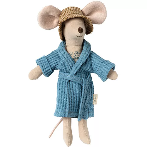 Maileg Poppenkleding Vadermuis - Badjas 2 Maileg Poppenkleding Vadermuis - Badjas - Afbeelding 2