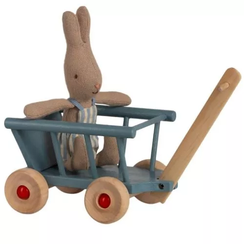 Maileg Poppentrekkar Blauw - 11 Cm 2 Maileg Poppentrekkar Blauw - 11 Cm - Afbeelding 2