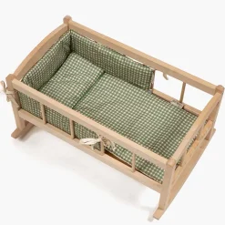 Minikane Poppenbed Met Bedbumper - Vichy Groen