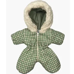 Paola Reina Pop Minikane Poppenskipak Gigi Groen Gingham - 34 Cm