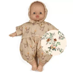 Minikane Poppenjumpsuit Noa - Poetic - 28 Cm