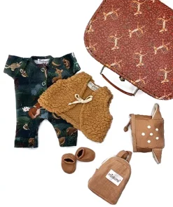 Minikane Poppenreiskoffer Met Kledingset - 28 Cm