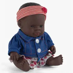Miniland Babypop Afrikaans Met Ondergoed Meisje - 21 Cm -speelgarages, auto's & voertuigen Winkel miniland babypop afrikaans met ondergoed meisje 21 cm