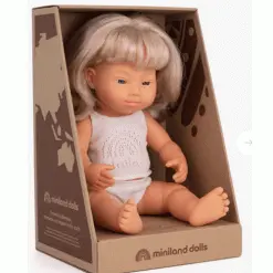Miniland Babypop Europees Met Het Syndroom Van Down - Meisje - 38 Cm -speelgarages, auto's & voertuigen Winkel miniland babypop europees met het syndroom van down meisje 38 cm 3