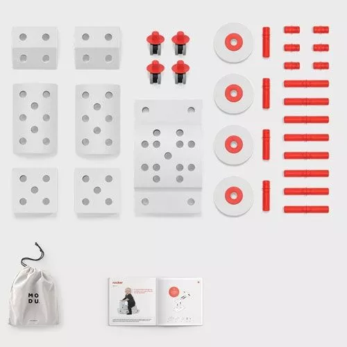 Modu Bouwset Dreamer Kit Rood 2 Modu Bouwset Dreamer Kit Rood - Afbeelding 2