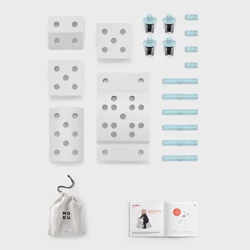 Modu Bouwset Explorer Kit Blauw 2 Modu Bouwset Explorer Kit Blauw - Afbeelding 2