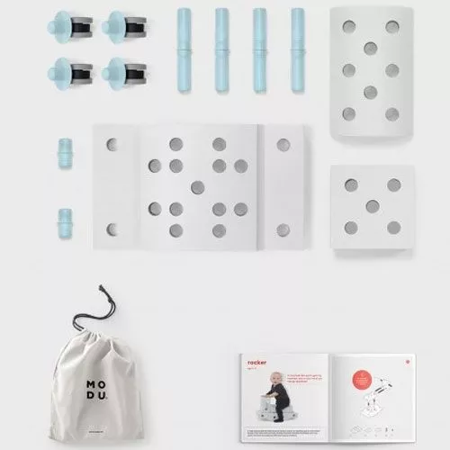 Modu Bouwset Curiosity Kit Blauw 1 Modu Bouwset Curiosity Kit Blauw