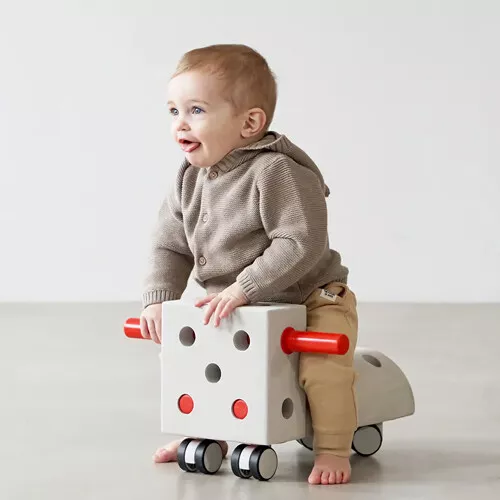 Modu Loopauto Tiny Ride Rood 2 Modu Loopauto Tiny Ride Rood - Afbeelding 2