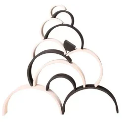 Grimm's Regenboog Stapeltoren Monochroom - 12 Bogen 36 Cm -speelgarages, auto's & voertuigen Winkel monochrome1