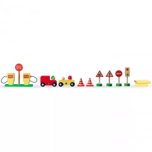 Moulin Roty Parkeergarage Met Benzinepomp - 12-delig 6 Moulin Roty Parkeergarage Met Benzinepomp - 12-delig - Afbeelding 6