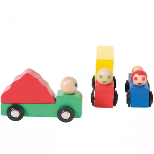 Moulin Roty Vrachtwagens En Auto - 3st 5 Moulin Roty Vrachtwagens En Auto - 3st - Afbeelding 5