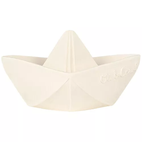 Oli & Carol Bijt- & Badspeelgoed Bootje - Wit 1 Oli & Carol Bijt- & Badspeelgoed Bootje - Wit