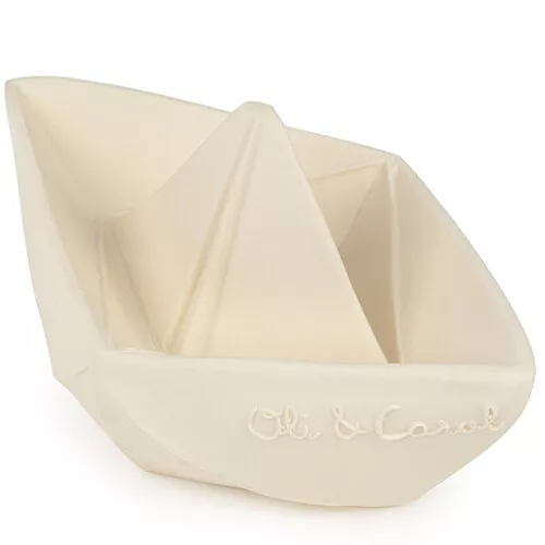 Oli & Carol Bijt- & Badspeelgoed Bootje - Wit 3 Oli & Carol Bijt- & Badspeelgoed Bootje - Wit - Afbeelding 3