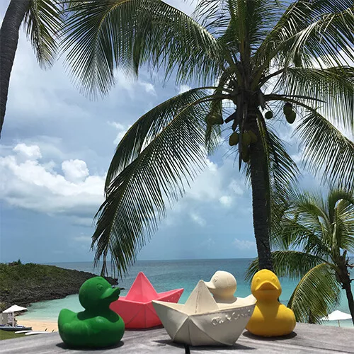 Oli & Carol Bijt- & Badspeelgoed Bootje - Wit 8 Oli & Carol Bijt- & Badspeelgoed Bootje - Wit - Afbeelding 8