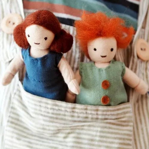 Olli Ella Holdie Folk Poppenhuispop 11 Cm - Cliff 4 Olli Ella Holdie Folk Poppenhuispop 11 Cm - Cliff - Afbeelding 4