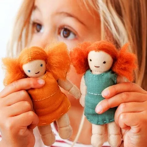 Olli Ella Holdie Folk Poppenhuispop 11 Cm - Daisy 2 Olli Ella Holdie Folk Poppenhuispop 11 Cm - Daisy - Afbeelding 2